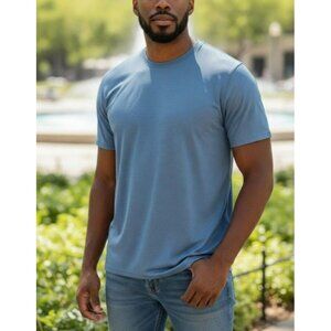 RBX Mens Performance XLTG Blue Athletic Shirt 22 x 32”